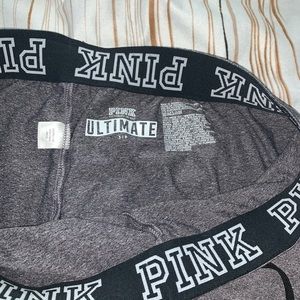 Gray Pink Leggings